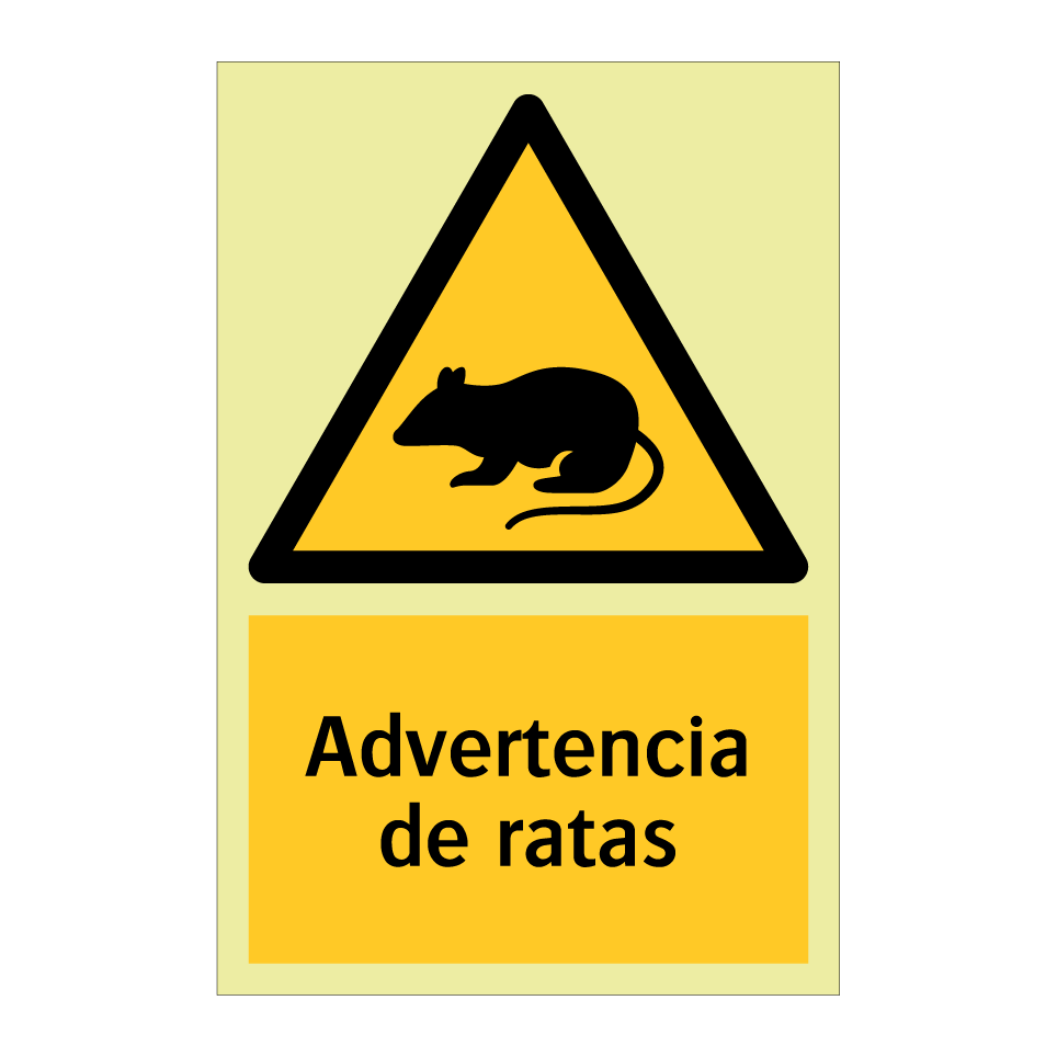 Advertencia de ratas