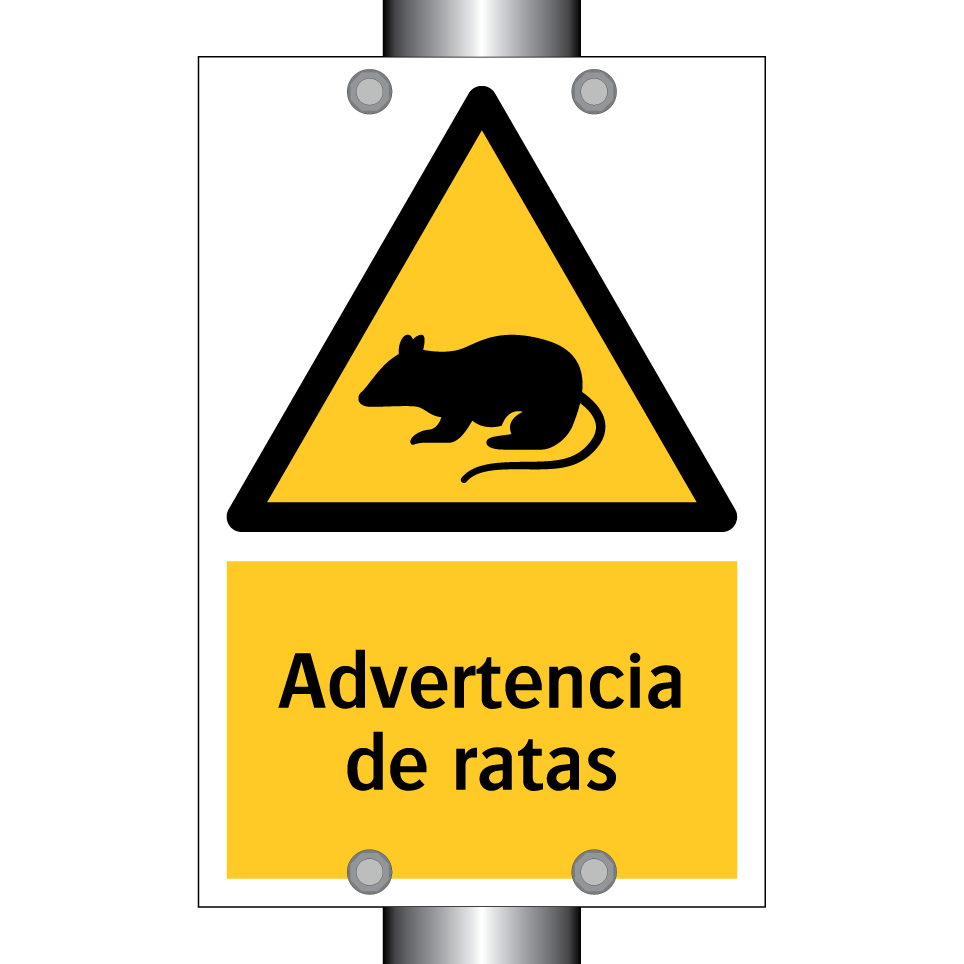 Advertencia de ratas