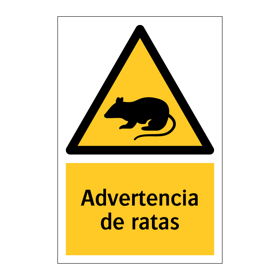 Advertencia de ratas