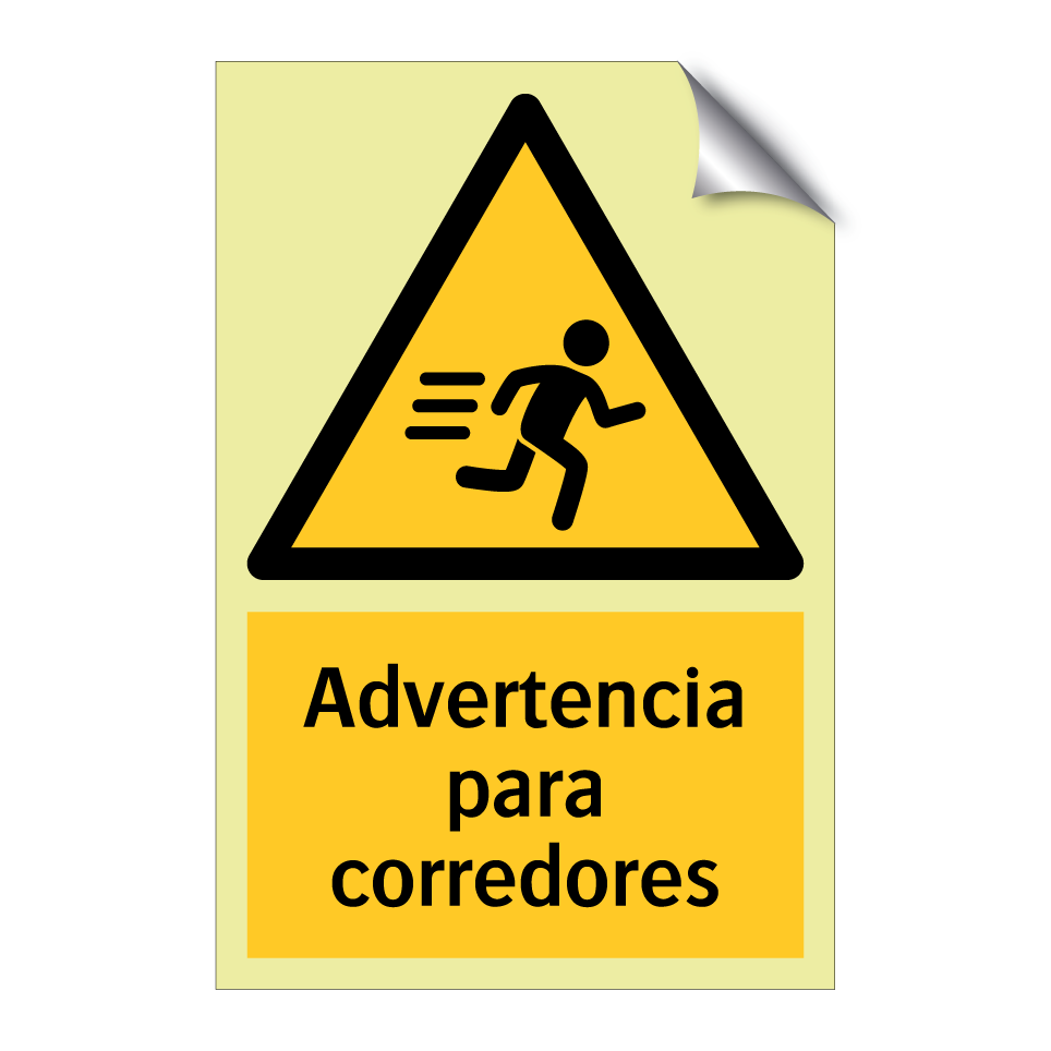 Advertencia para corredores