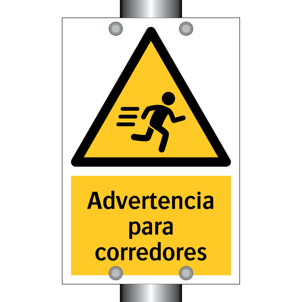 Advertencia para corredores