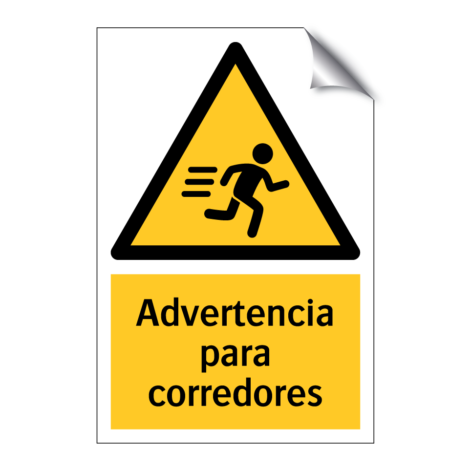 Advertencia para corredores