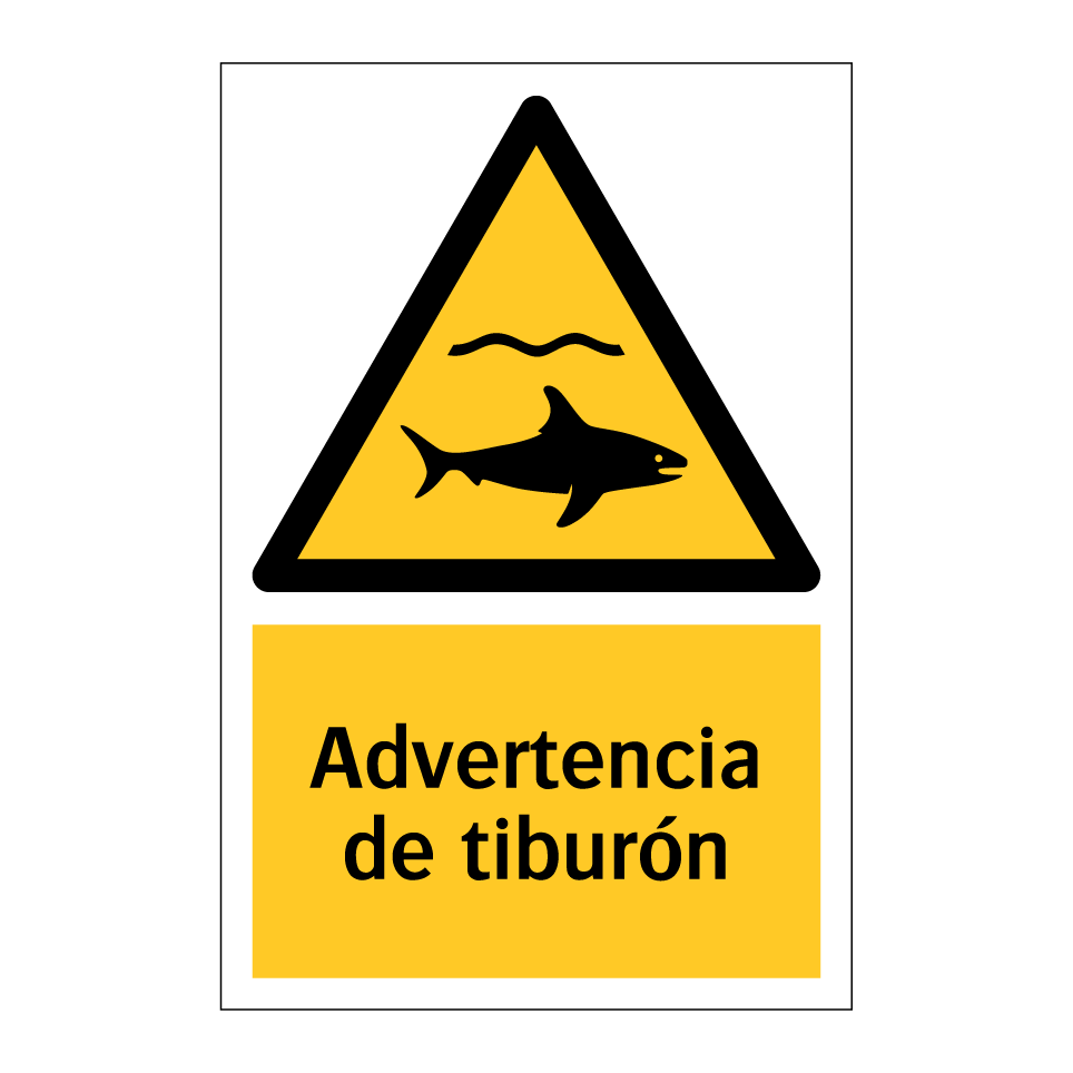 Advertencia de tiburón