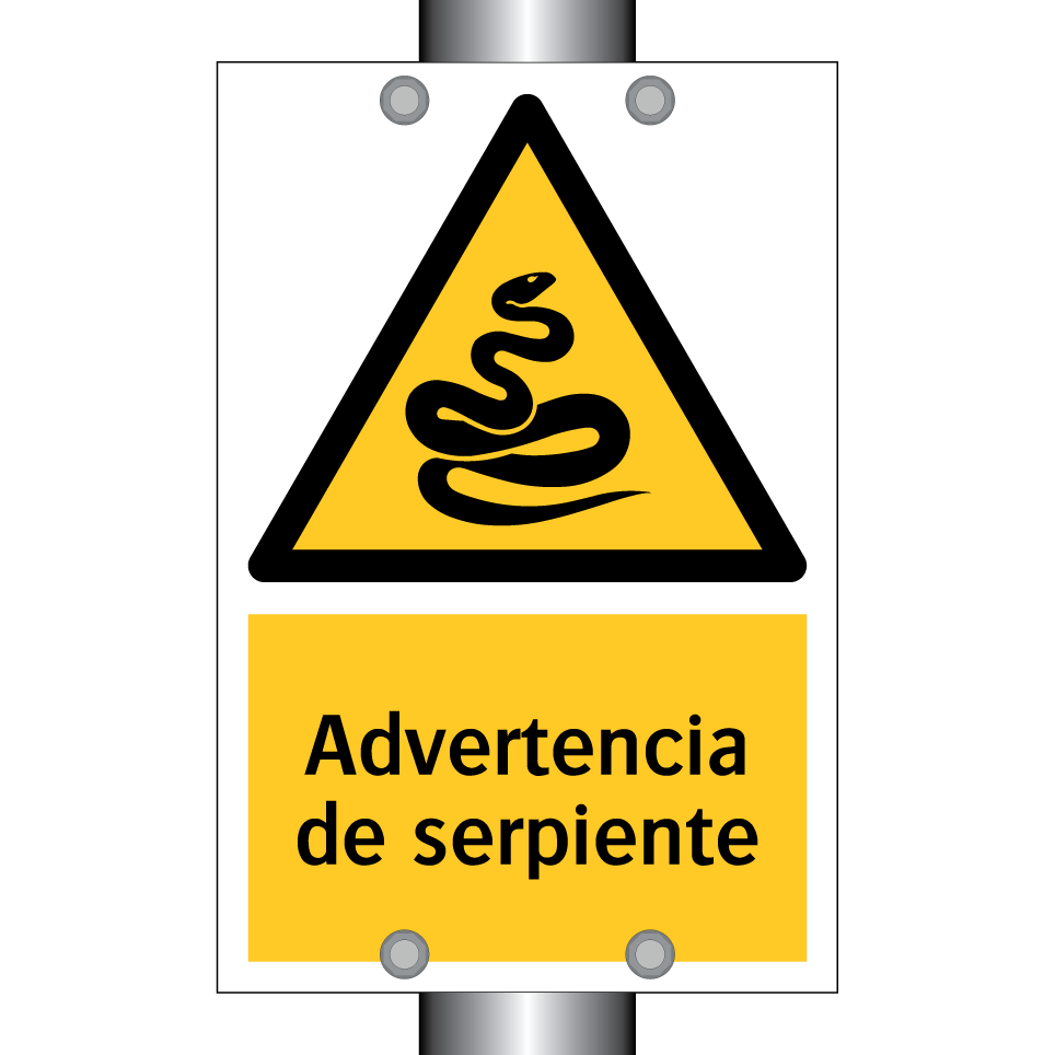 Advertencia de serpiente