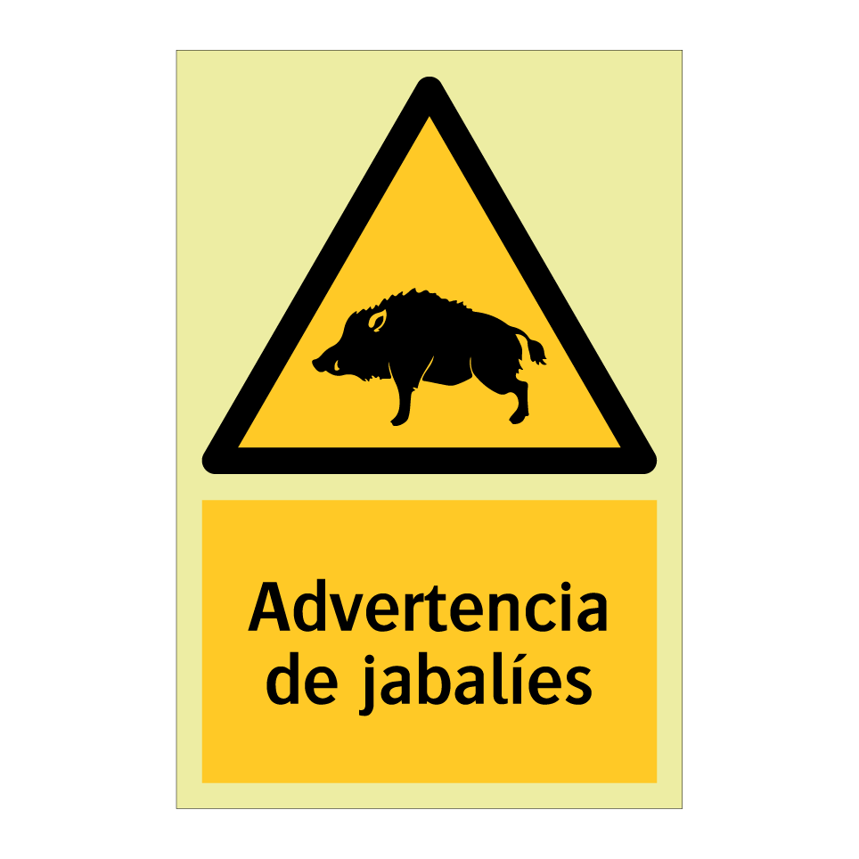 Advertencia de jabalíes