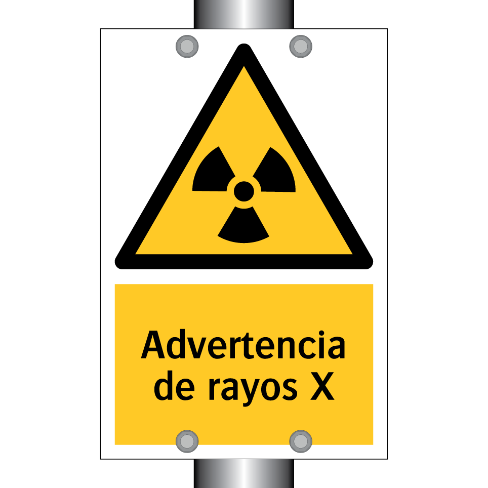 Advertencia de rayos X