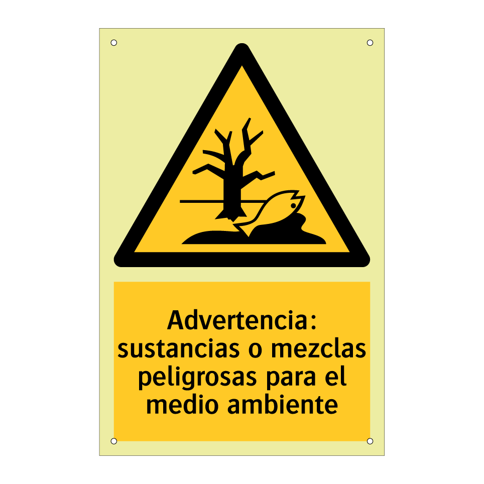 Advertencia: sustancias o mezclas peligrosas para el medio ambiente