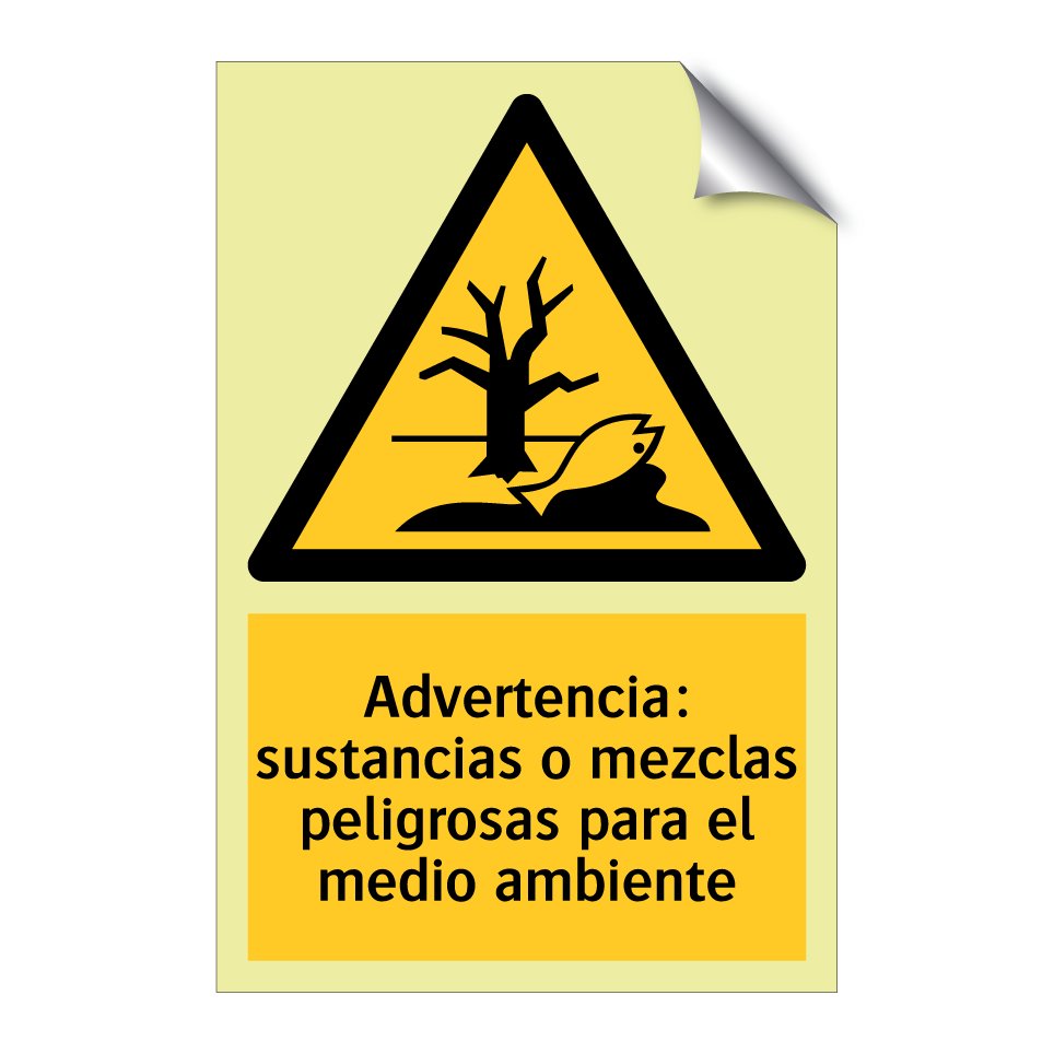 Advertencia: sustancias o mezclas peligrosas para el medio ambiente