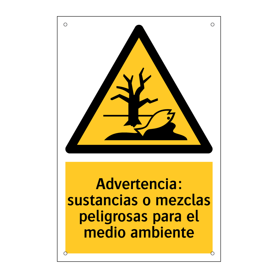 Advertencia: sustancias o mezclas peligrosas para el medio ambiente