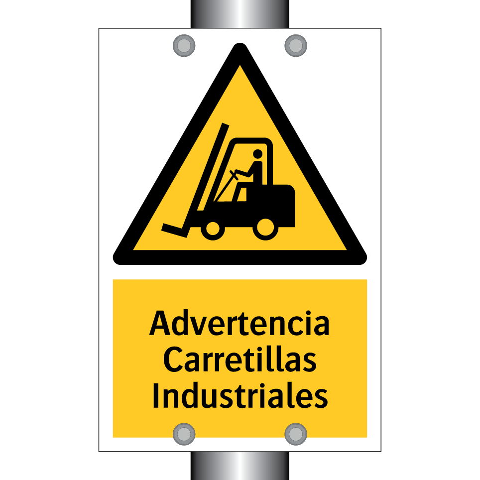 Advertencia Carretillas Industriales