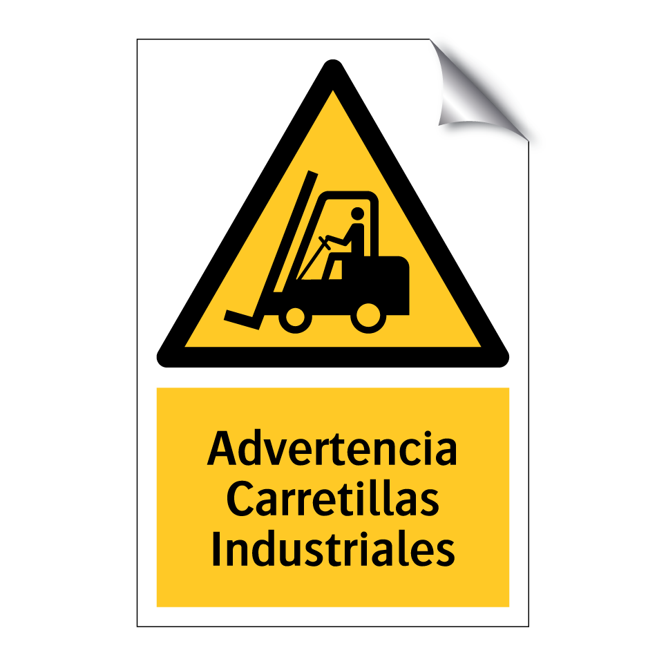 Advertencia Carretillas Industriales