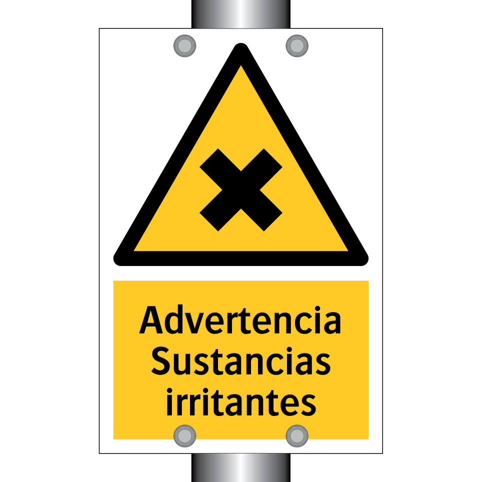 Advertencia Sustancias irritantes