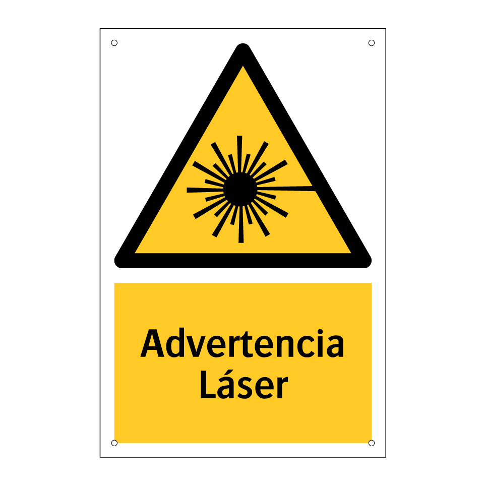 Advertencia Láser