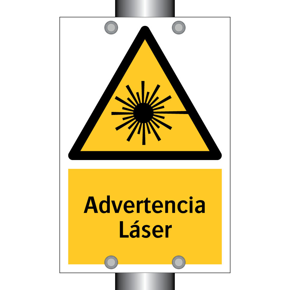 Advertencia Láser