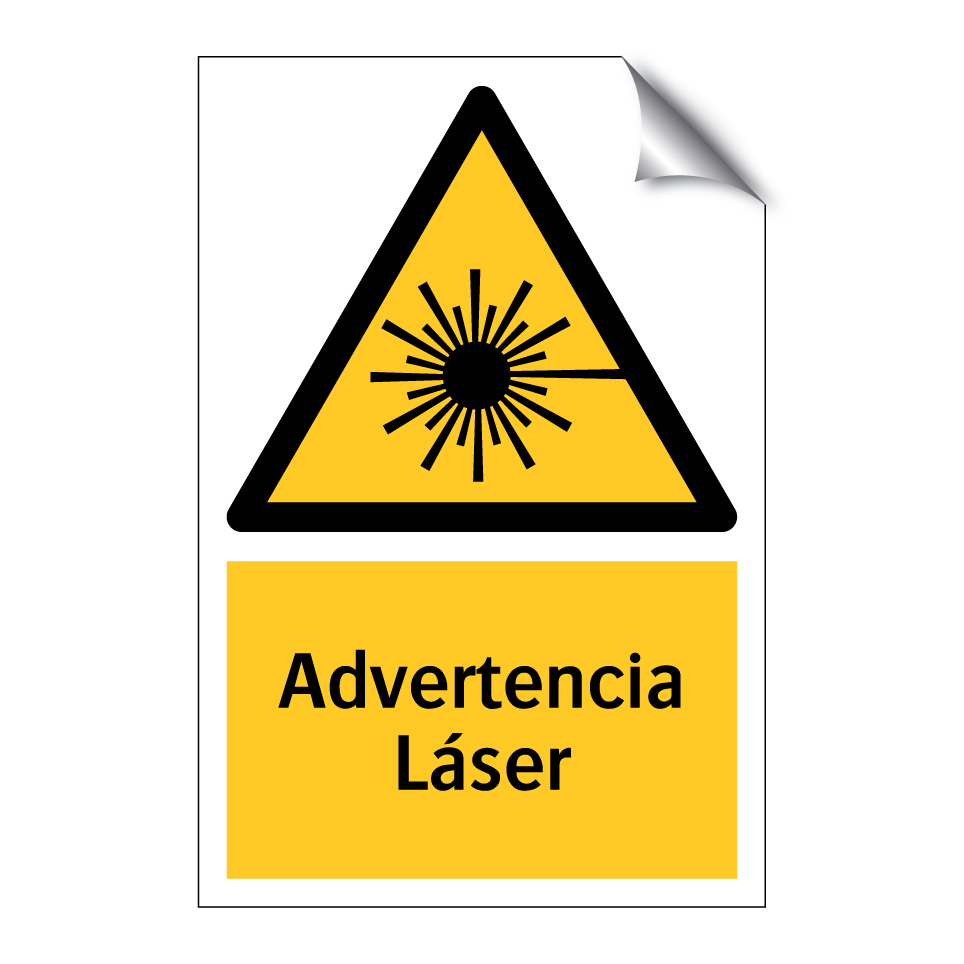 Advertencia Láser