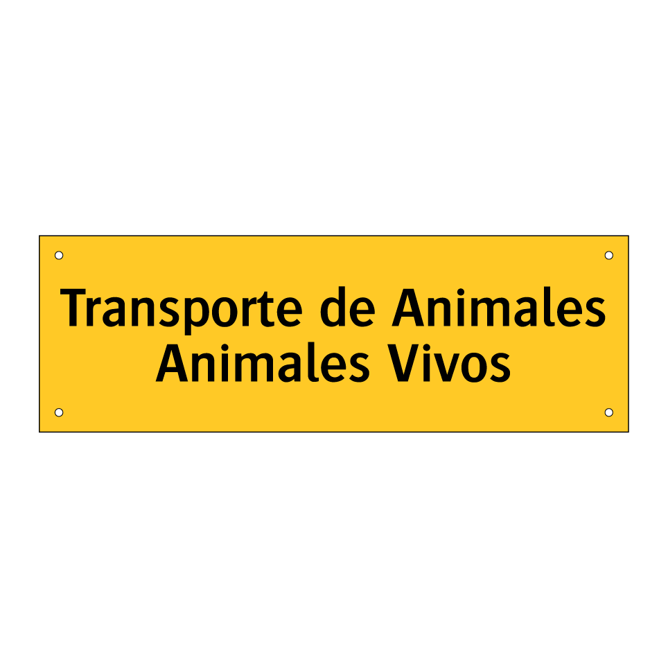 Transporte de Animales Animales Vivos