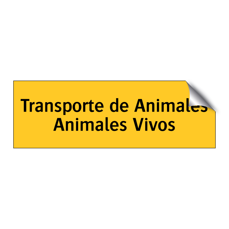 Transporte de Animales Animales Vivos