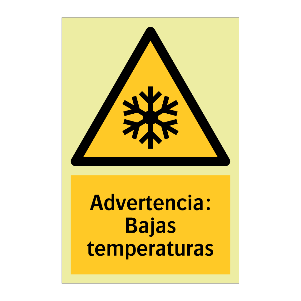 Advertencia: Bajas temperaturas