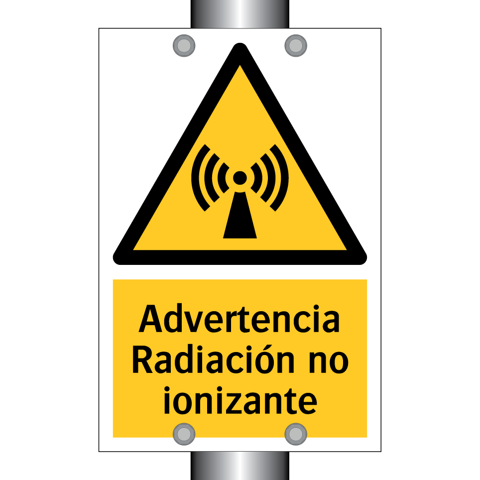 Advertencia Radiación no ionizante