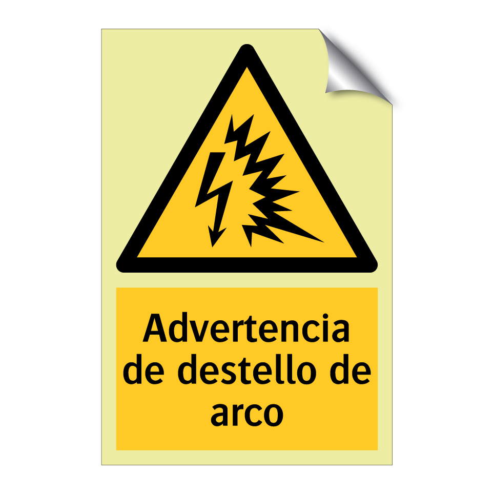 Advertencia de destello de arco