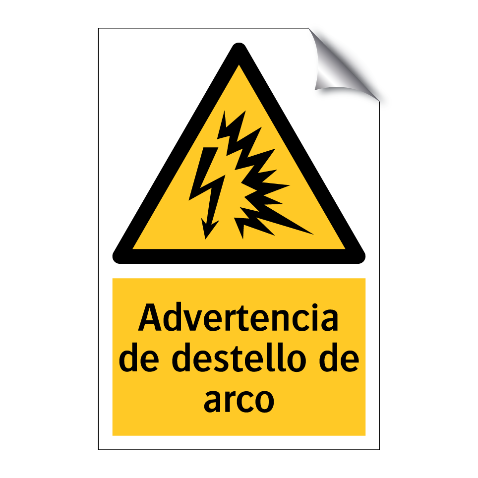 Advertencia de destello de arco