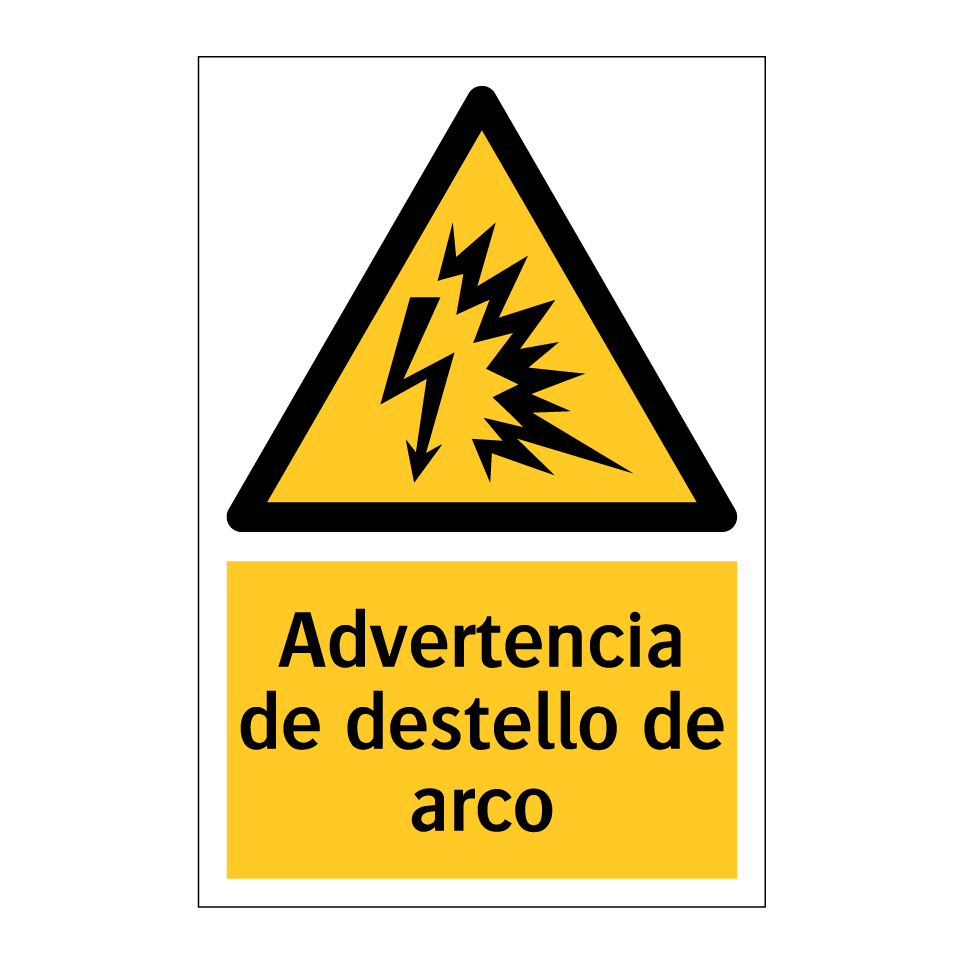 Advertencia de destello de arco