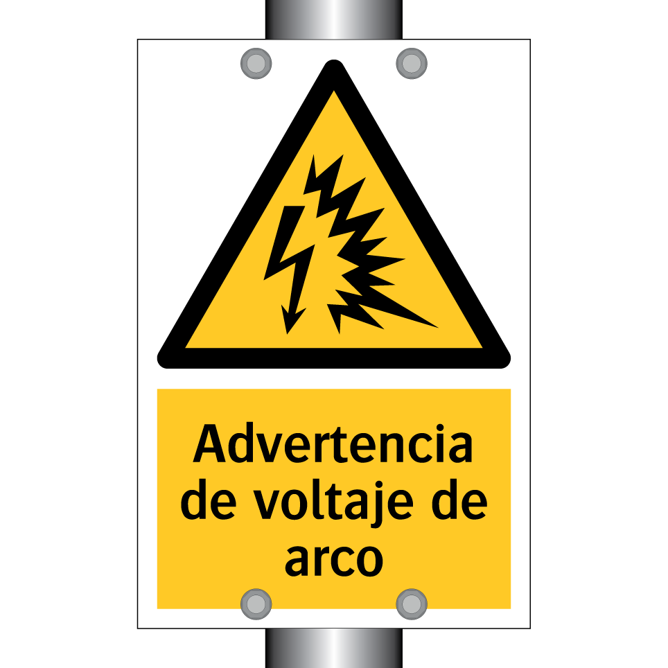 Advertencia de voltaje de arco