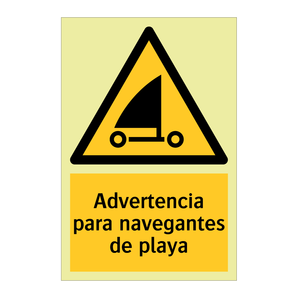 Advertencia para navegantes de playa