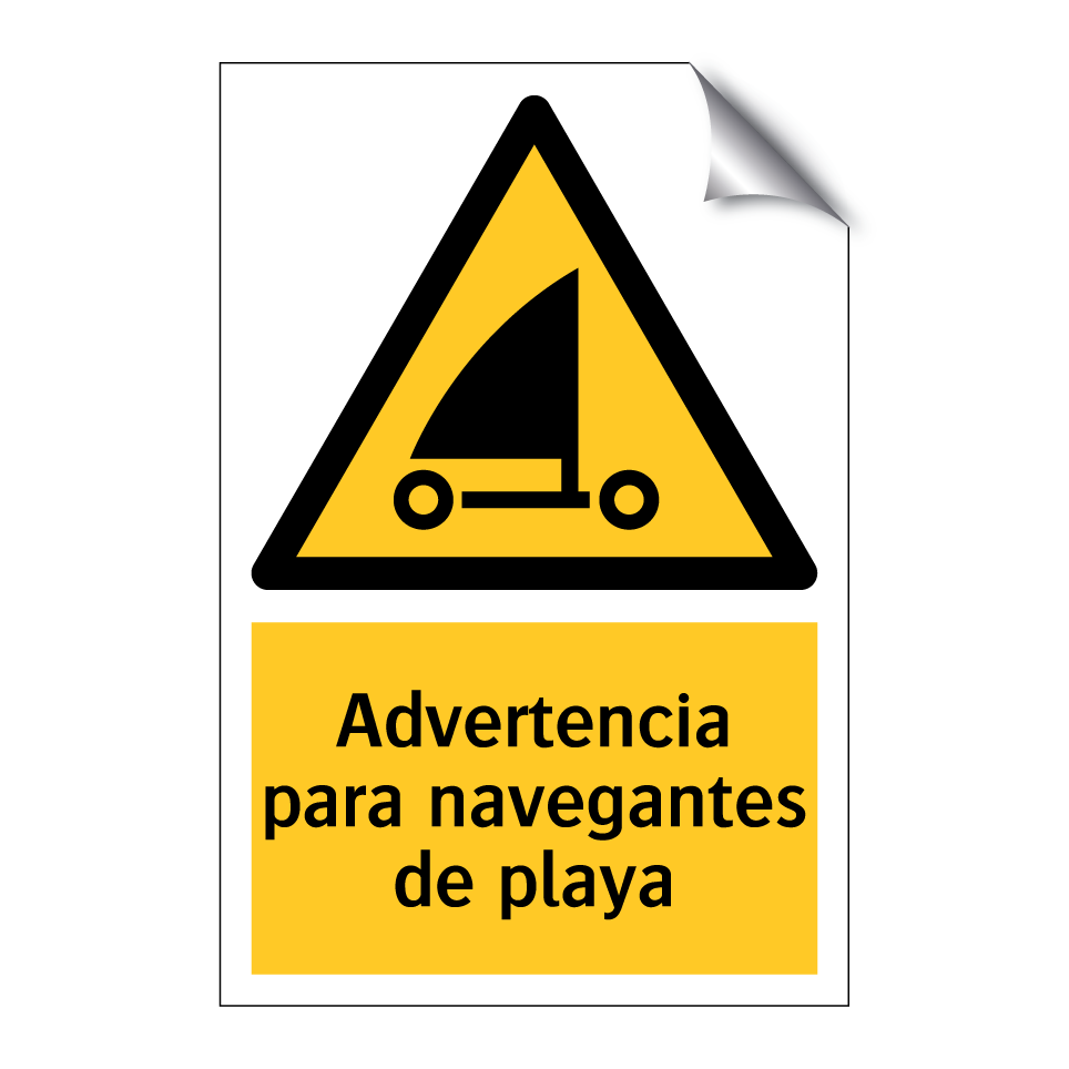 Advertencia para navegantes de playa