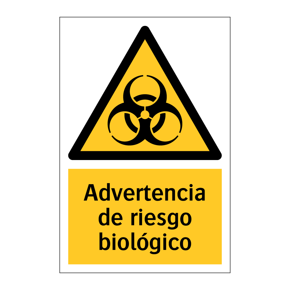 Advertencia de riesgo biológico