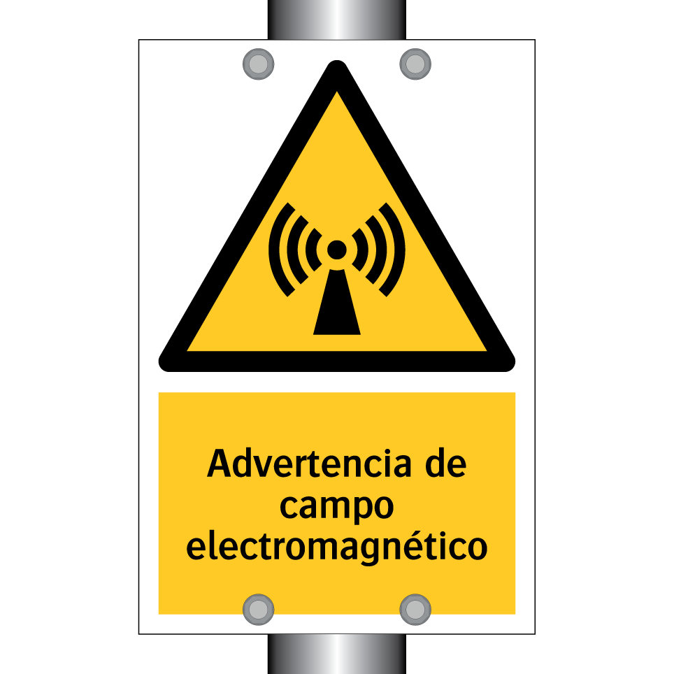 Advertencia de campo electromagnético