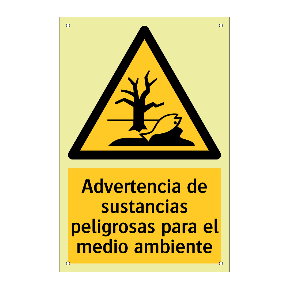 Advertencia de sustancias peligrosas para el medio ambiente