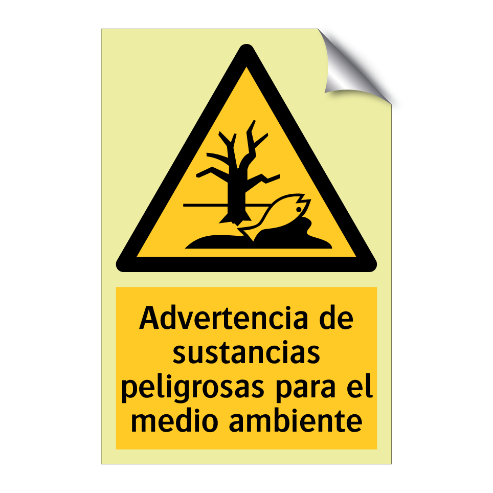 Advertencia de sustancias peligrosas para el medio ambiente