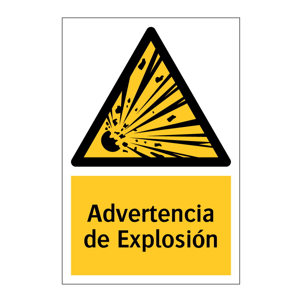 Advertencia de Explosión