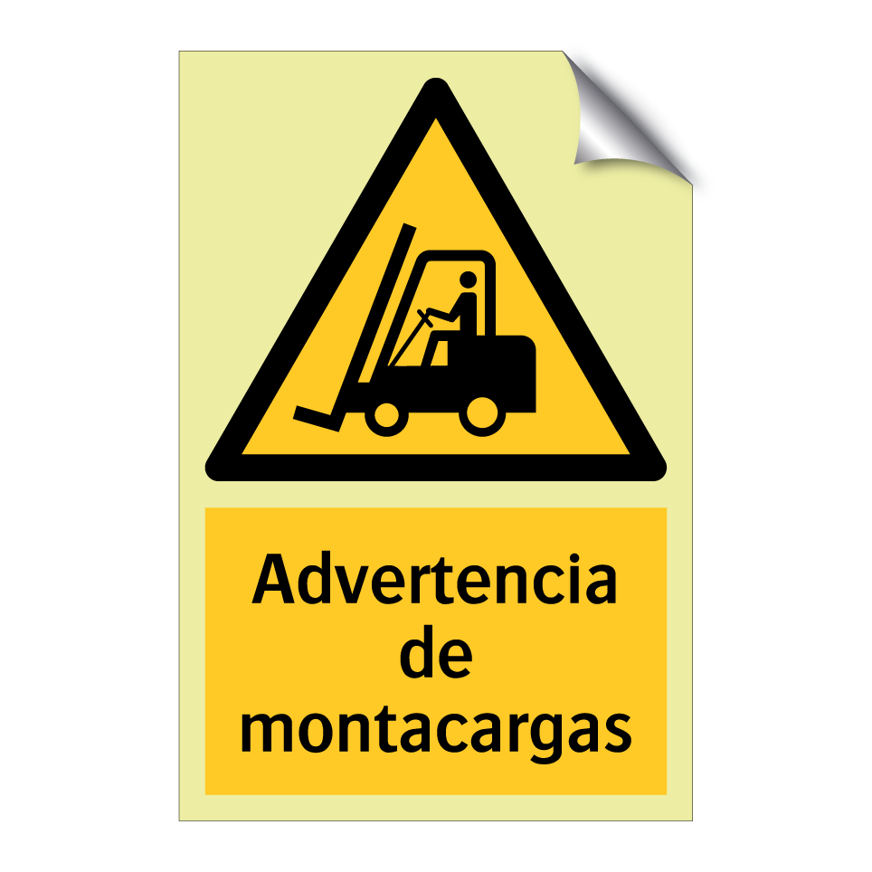Advertencia de montacargas