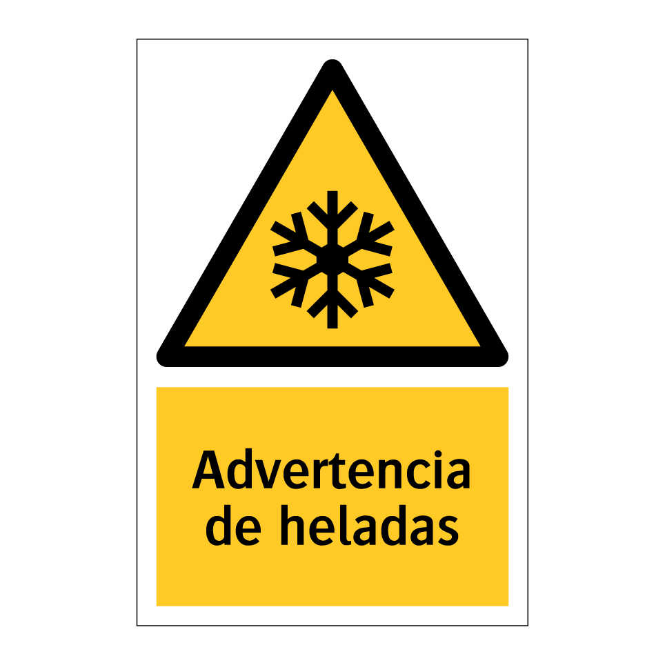 Advertencia de heladas