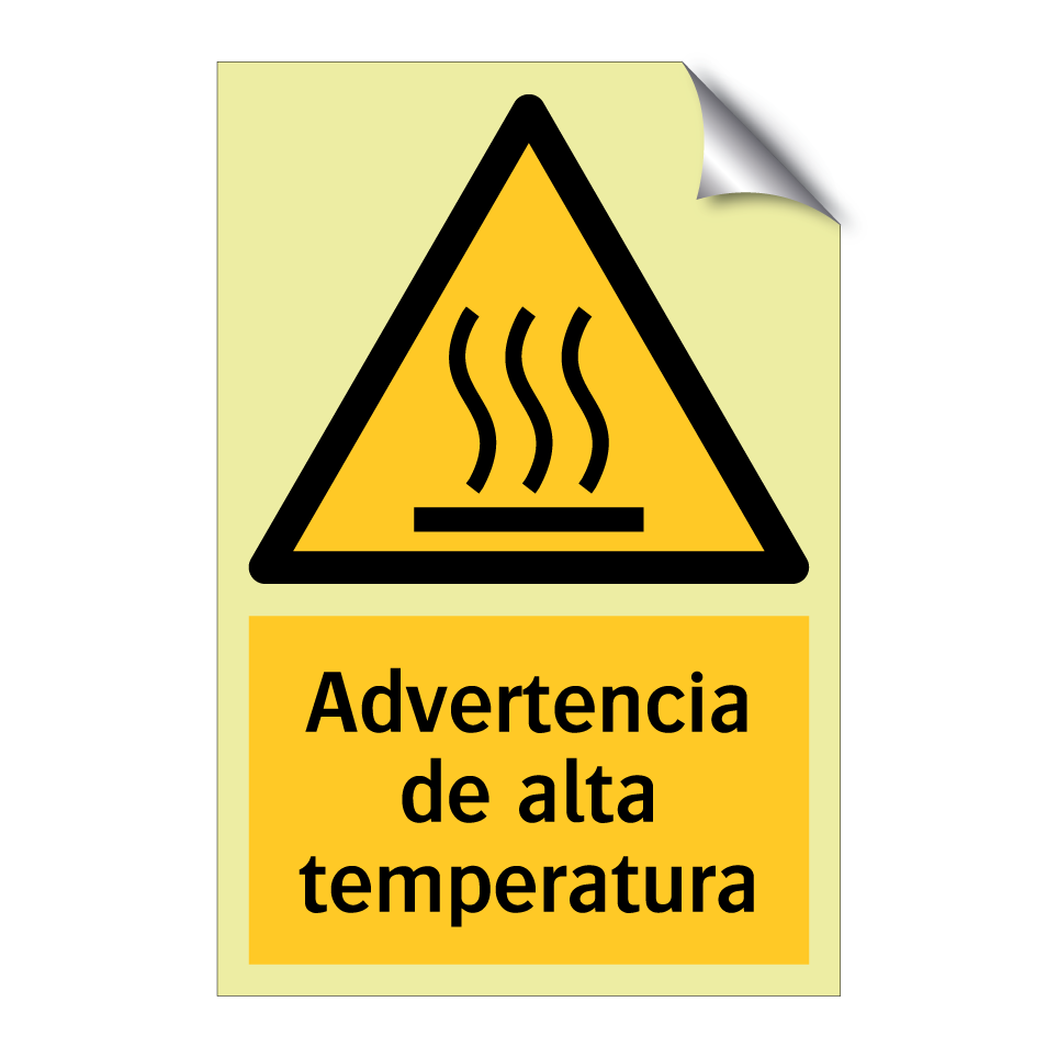 Advertencia de alta temperatura