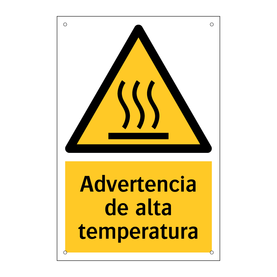 Advertencia de alta temperatura
