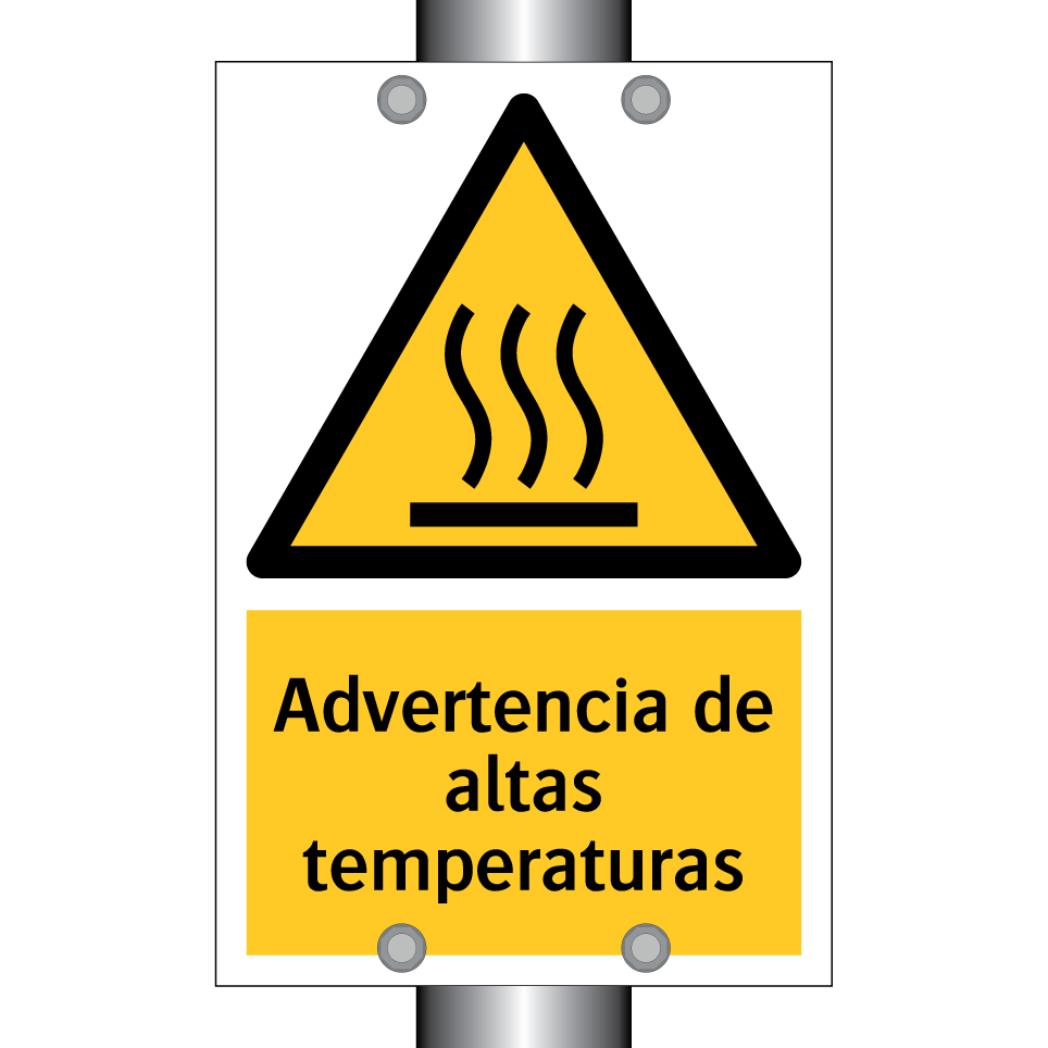 Advertencia de altas temperaturas