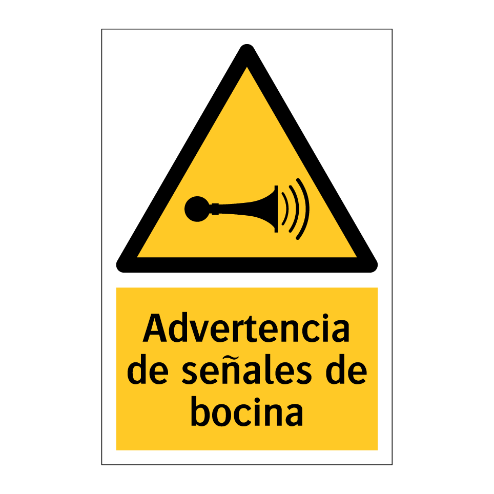 Advertencia de señales de bocina