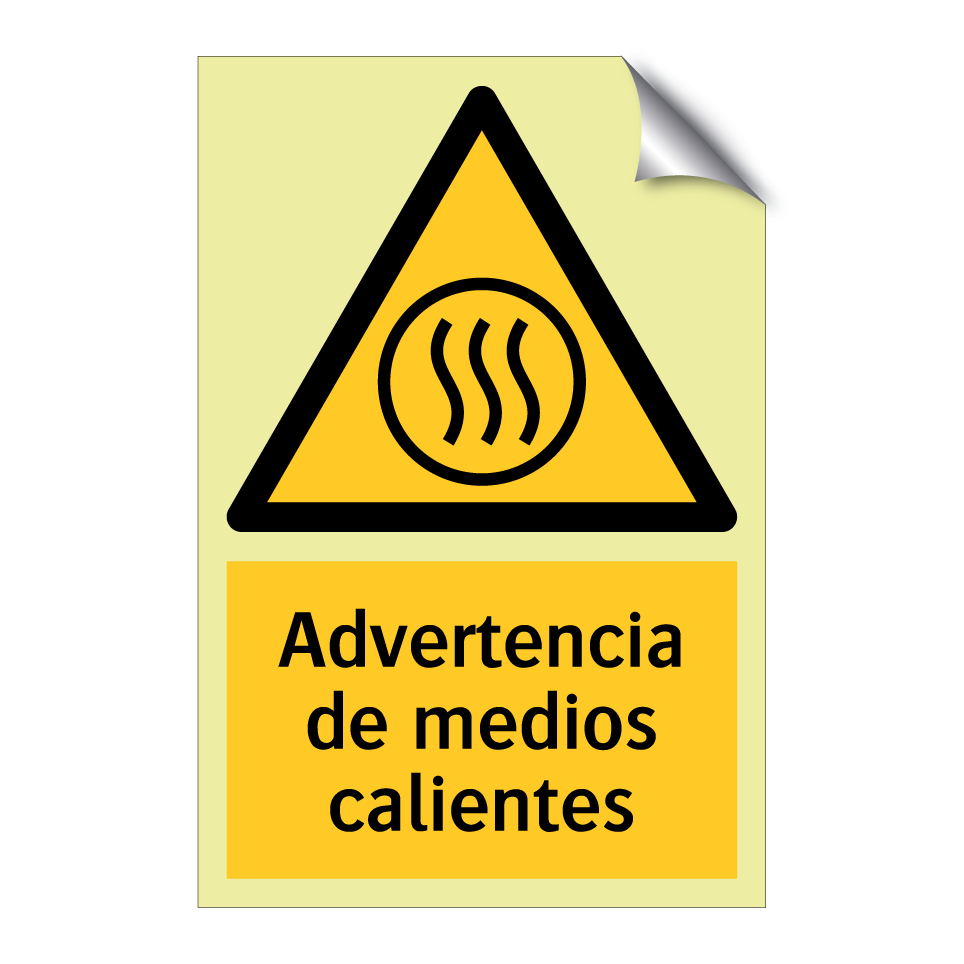 Advertencia de medios calientes