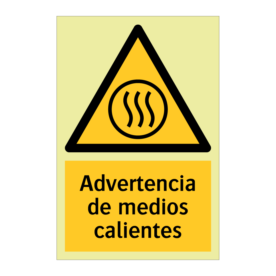 Advertencia de medios calientes