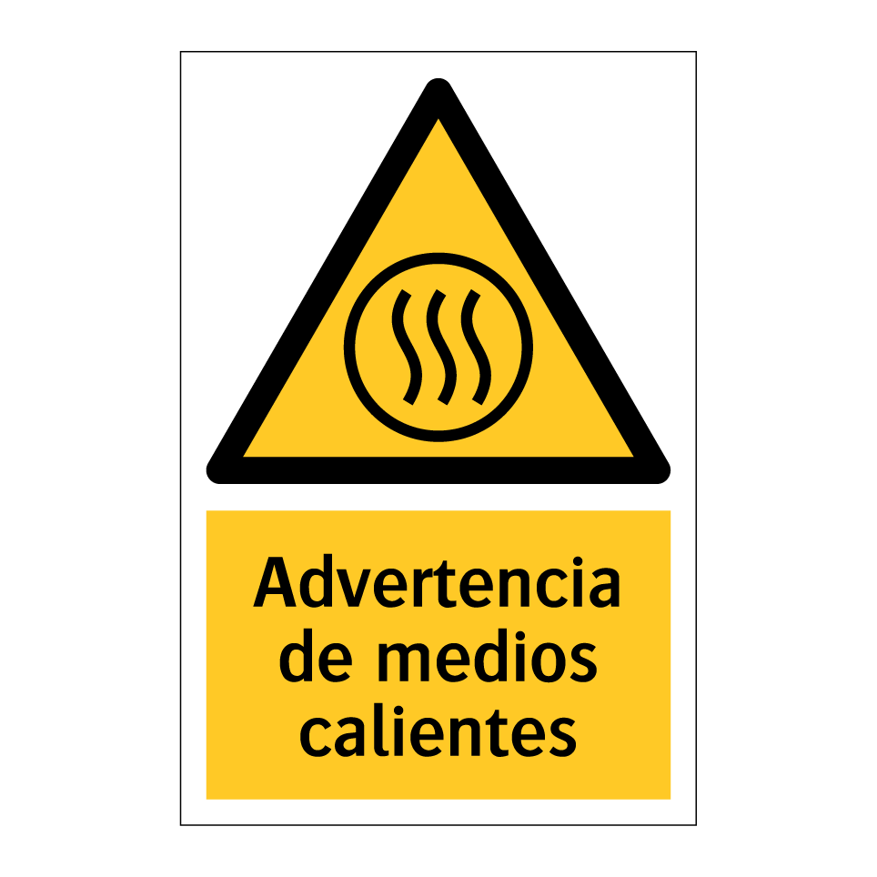 Advertencia de medios calientes