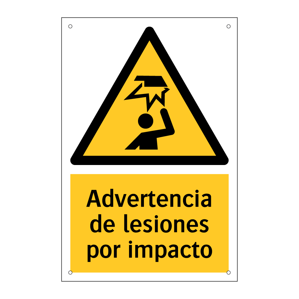 Advertencia de lesiones por impacto