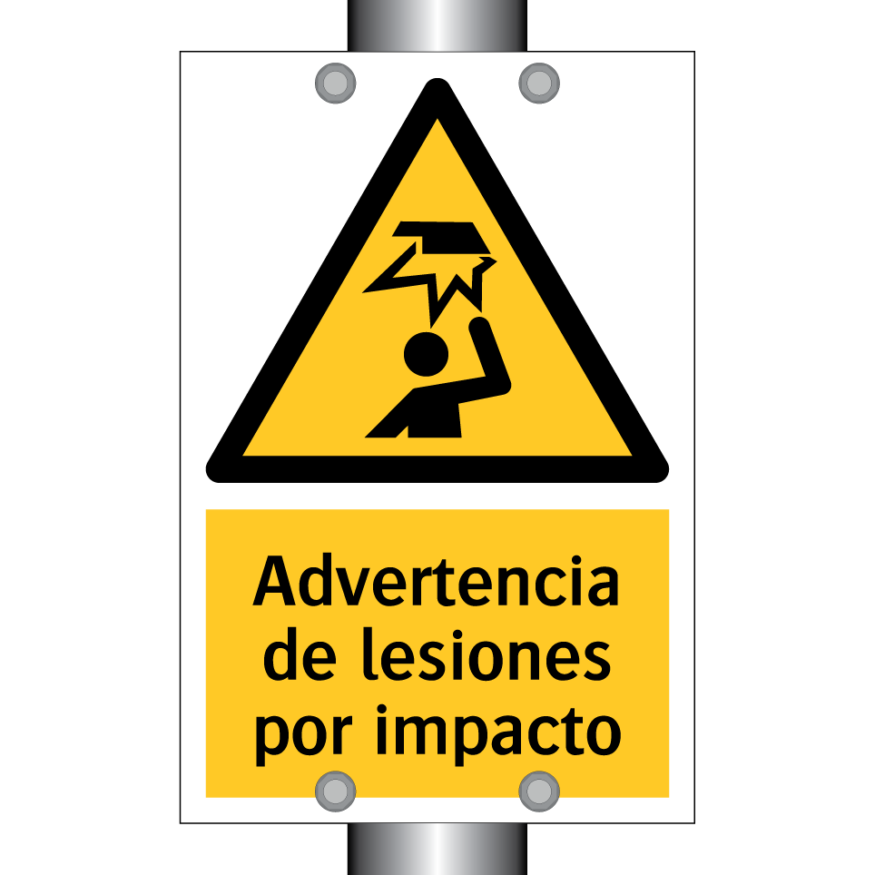 Advertencia de lesiones por impacto