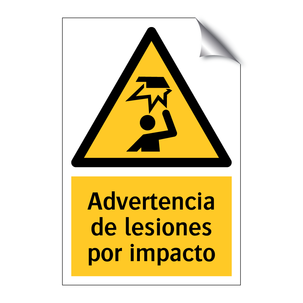 Advertencia de lesiones por impacto