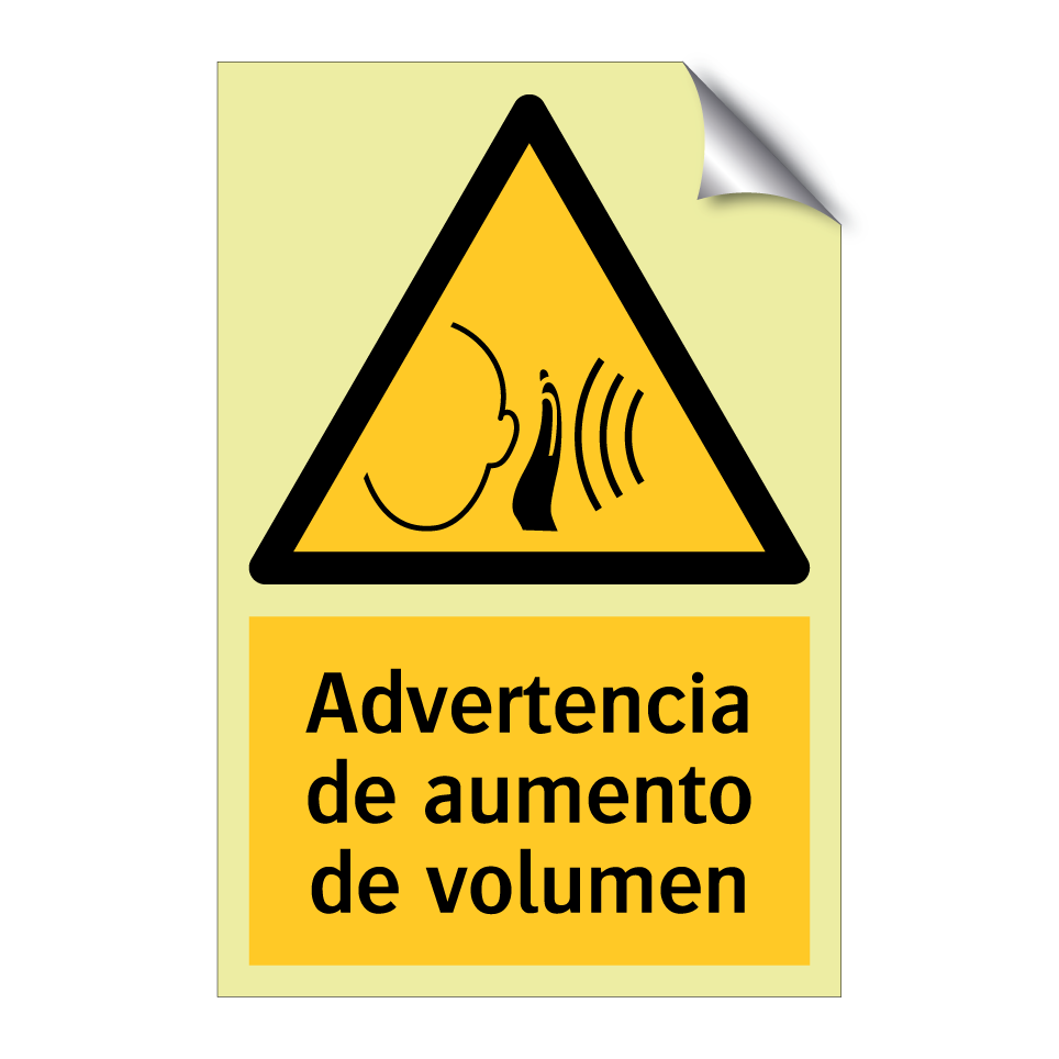 Advertencia de aumento de volumen