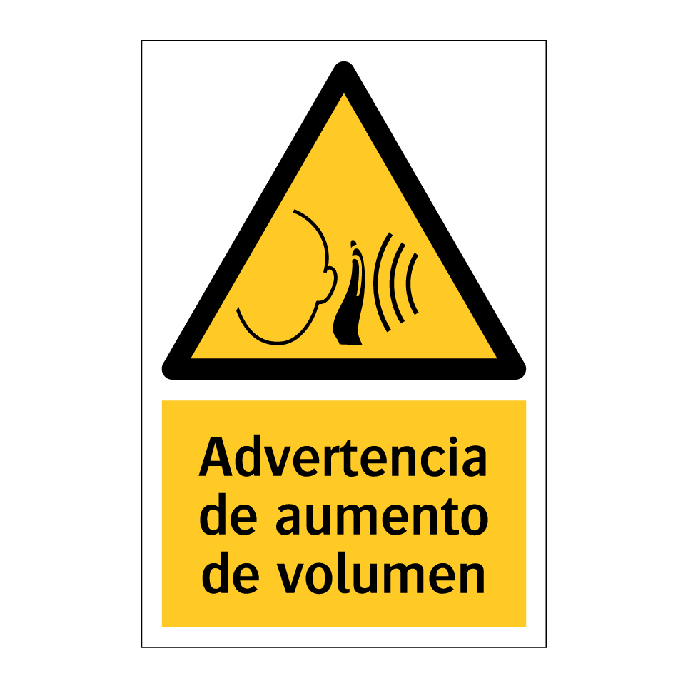 Advertencia de aumento de volumen