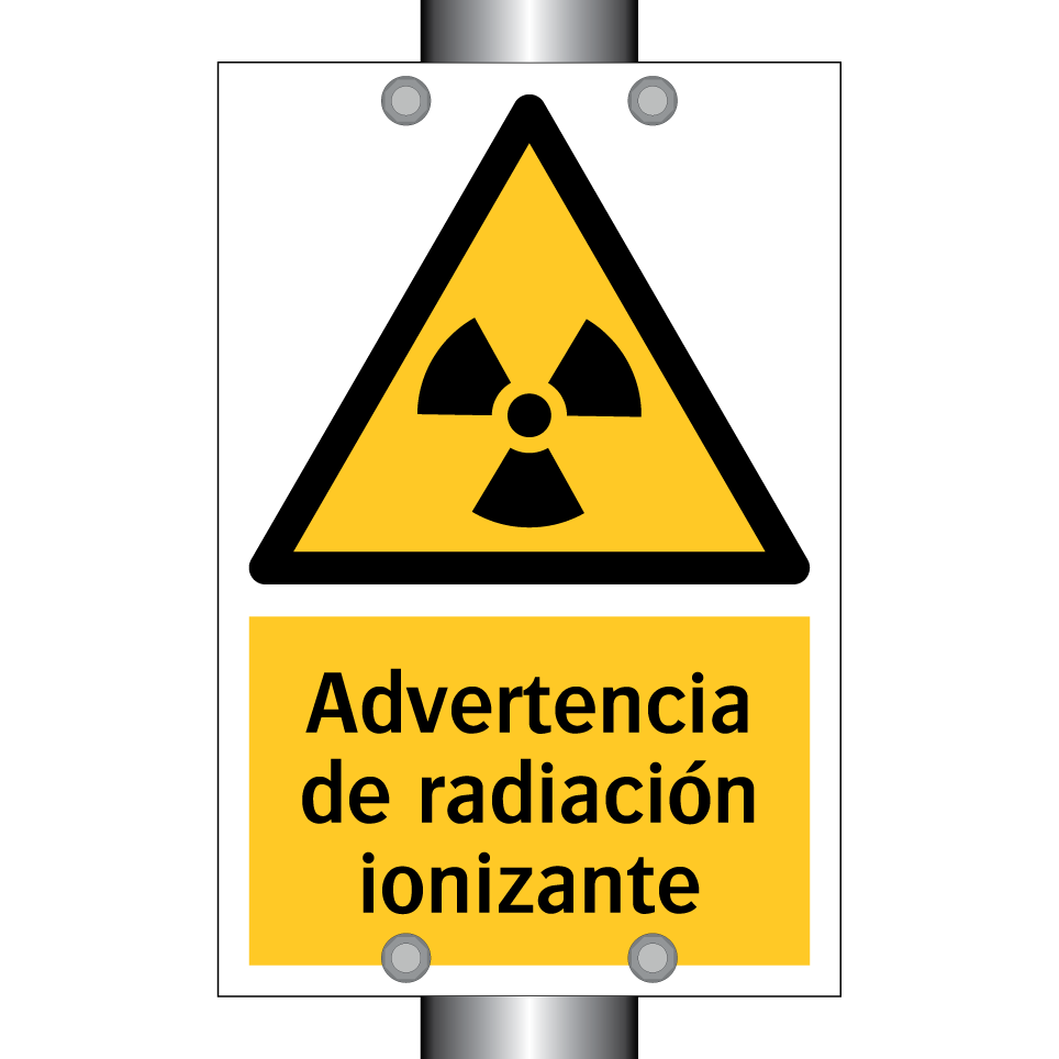 Advertencia de radiación ionizante