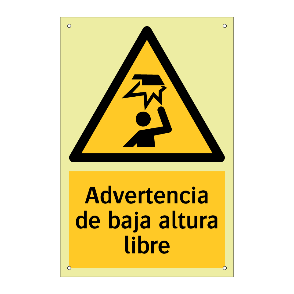 Advertencia de baja altura libre